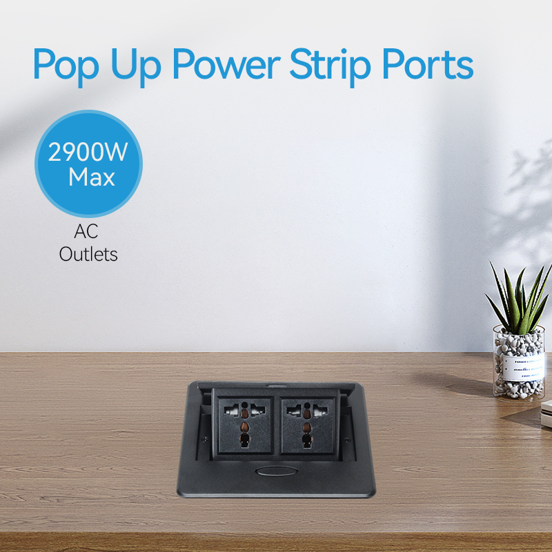 Smart Power Box universal 15 A power outlet flush faceplate uk/us/indian/au plug