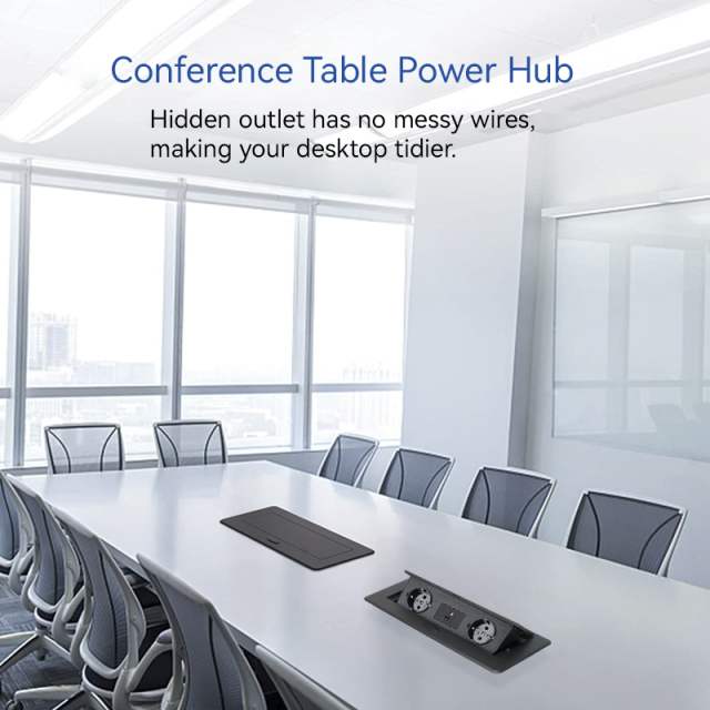Furniture table QC charge pop up socket receptacle alloy faceplate USB Charging outlet box