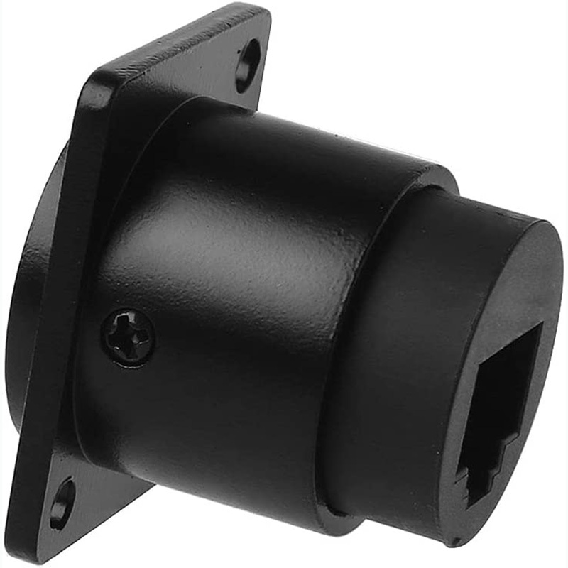 CAT6 D Series Panel-Mount Connector | D-CAT6 EtherCon Pass-Through Connector