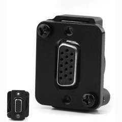 VGA D Series Panel-Mount Connector | D-VGA-A-B VGA Pass Through Connector