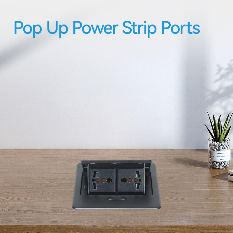 Desk universal pop up socket CE waterproof switch outlet pop up socket power