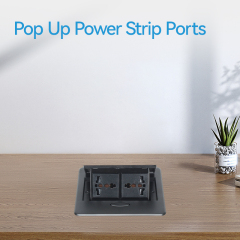 Desk universal pop up socket CE waterproof switch outlet pop up socket power