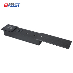 Universal flush mounted sliding CAT6 socket 10 W wireless iphone wireless charger