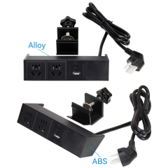 Fast charging PD 18 W type C desk edge clamp socket computer phone charger