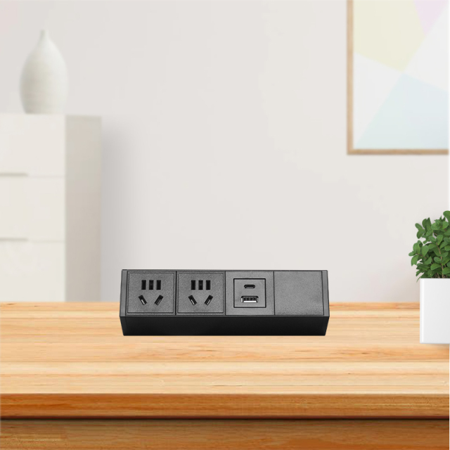 Fast charging PD 18 W type C desk edge clamp socket computer phone charger