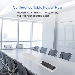 Table Power Socket US multifunctional hidden desktop pop up socket 1 USA Plugs 2USB A for office furniture
