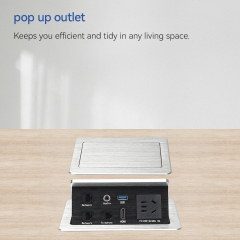Table pop up socket usb HDMI NETWORK computer iphone charger pop up socket