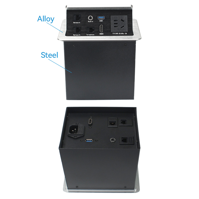 Table pop up socket usb HDMI NETWORK computer iphone charger pop up socket