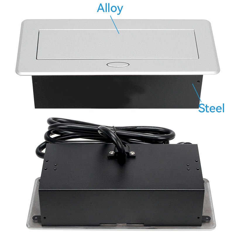 USB table socket US multifunctional desktop pop up socket 2 USA outlets 4 USB for office furniture