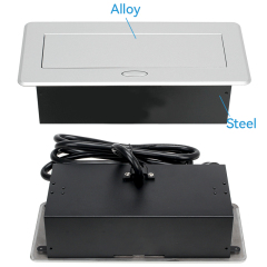 USB table socket US multifunctional desktop pop up socket 2 USA outlets 4 USB for office furniture