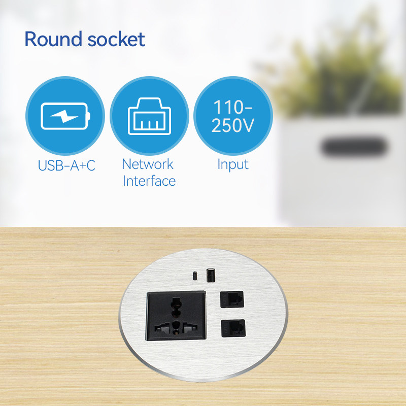 Gaost Universal Hidden PD 65w Power Strip for Office Kitchen Cabinet Conference Room