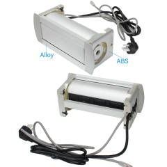 Conference rotary socket cat6 cable USB fast charging socket