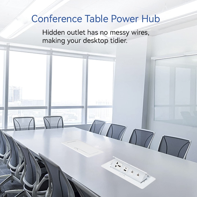 Table universal pop up socket pd20w USB 2cat6 for office