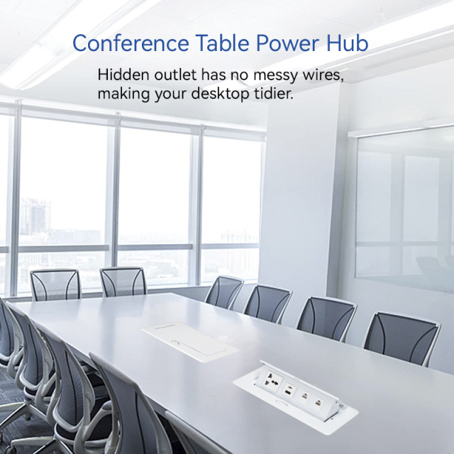 Table universal pop up socket pd20w USB 2cat6 for office