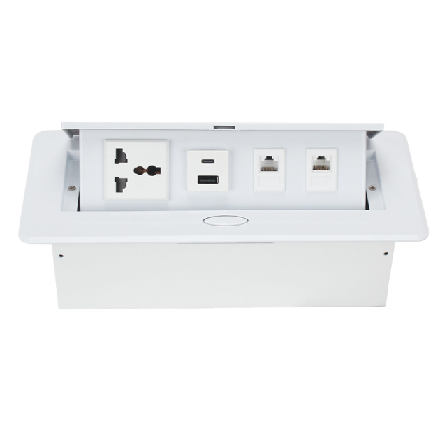 Table universal pop up socket pd20w USB 2cat6 for office
