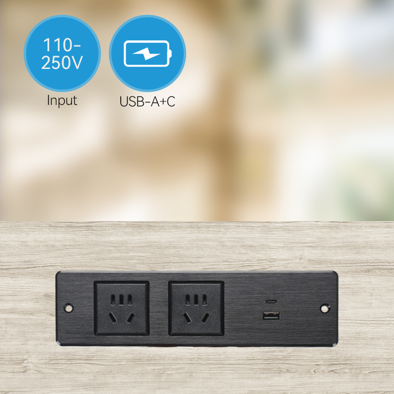 Intelligent Fast Charging Furniture Power Strips Universal Power Strip With Fast Charging USB