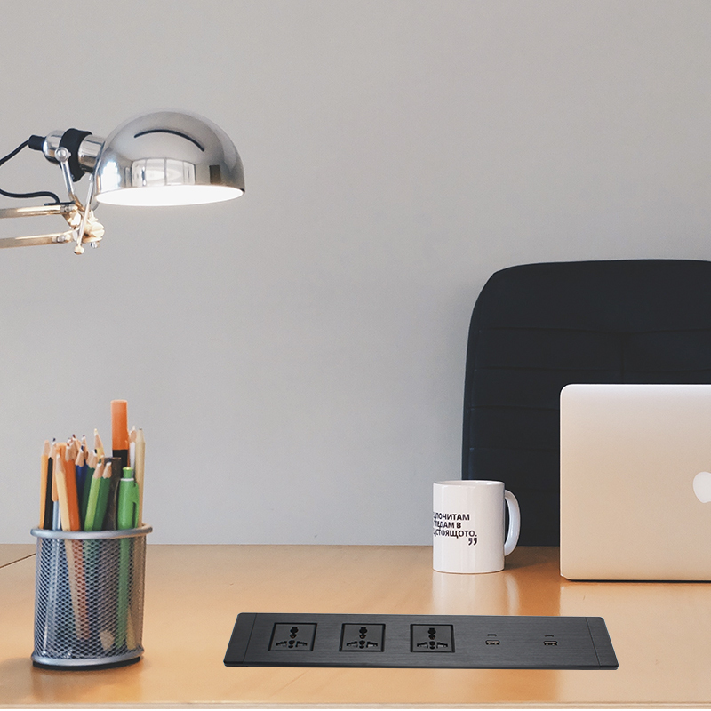 Factory Supplier Fast Charging Furniture Power Strips Universal Power Strip With Fast Charging USB