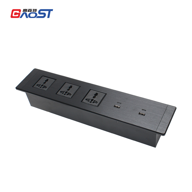 Factory Supplier Fast Charging Furniture Power Strips Universal Power Strip With Fast Charging USB