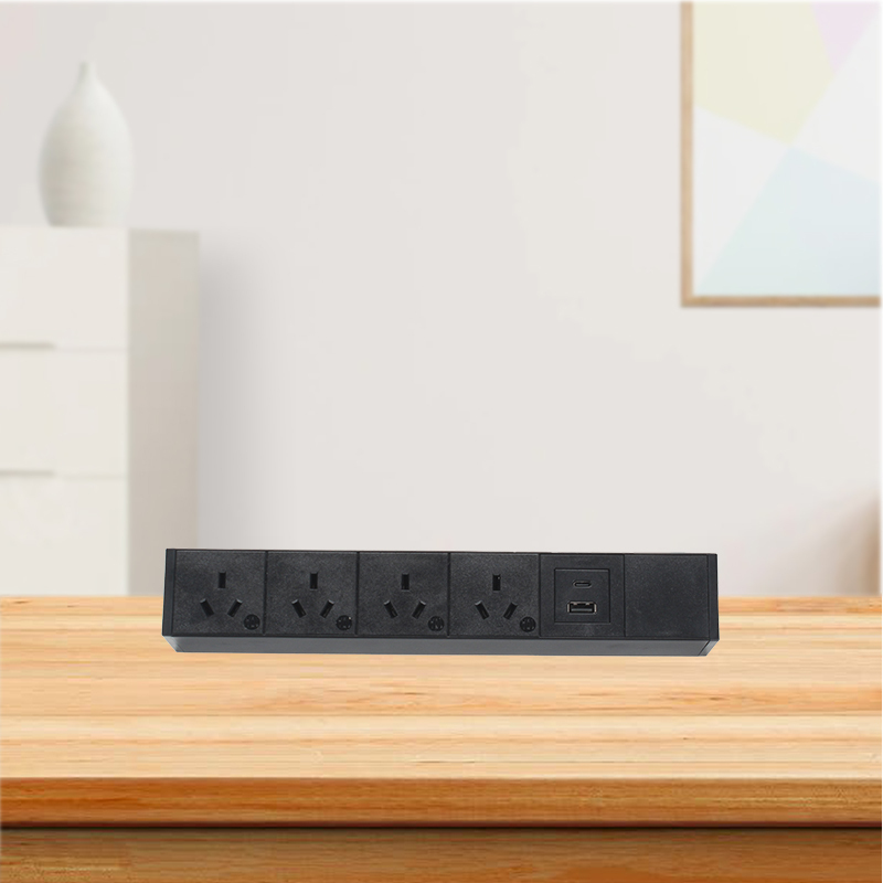 Table Extension Socket With Clamp Desk Edge Charging Pad Qi Fast Charger Station Custom Logo Socket