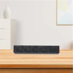 Table Extension Socket With Clamp Desk Edge Charging Pad Qi Fast Charger Station Custom Logo Socket
