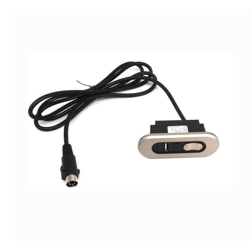 Power Recliner Lift Chair Electric Sofa 5 Button 5 Male Pin 2 Female Pin Hand Control Replacement with USB