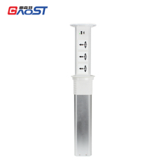 Smart lift socket pop up kitchen pop up socket power 15W wireless charger hidden floor electrical socket