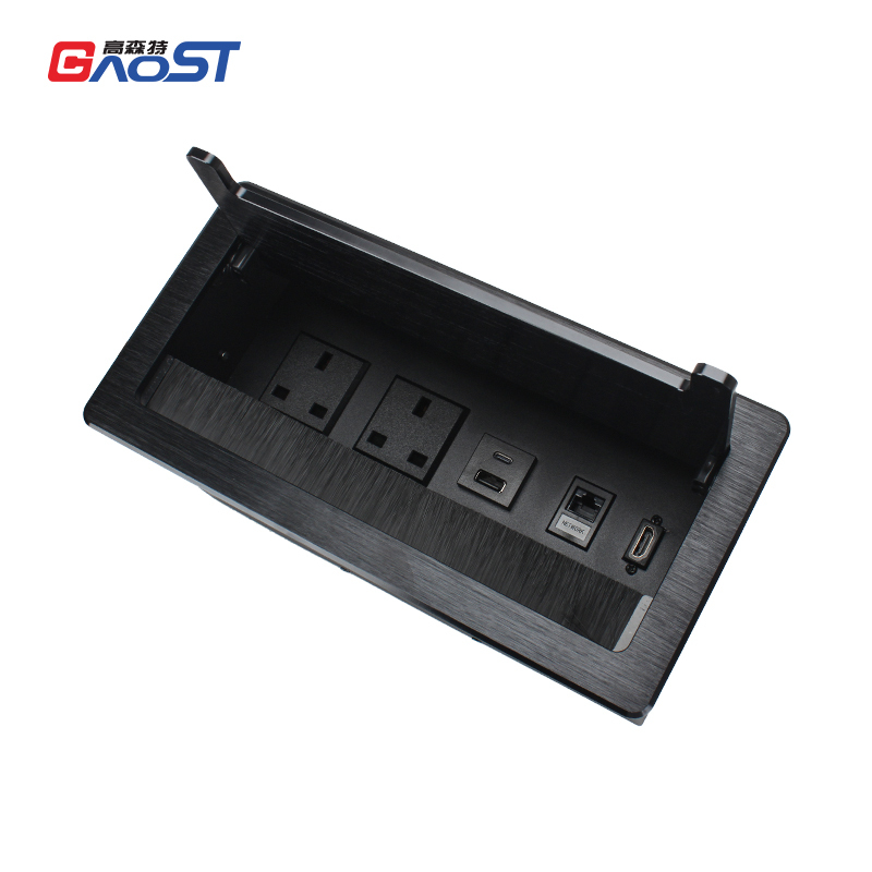 Conference Tabletop Singapore UK Flip Socket Electrical Fast Charging flip up socket