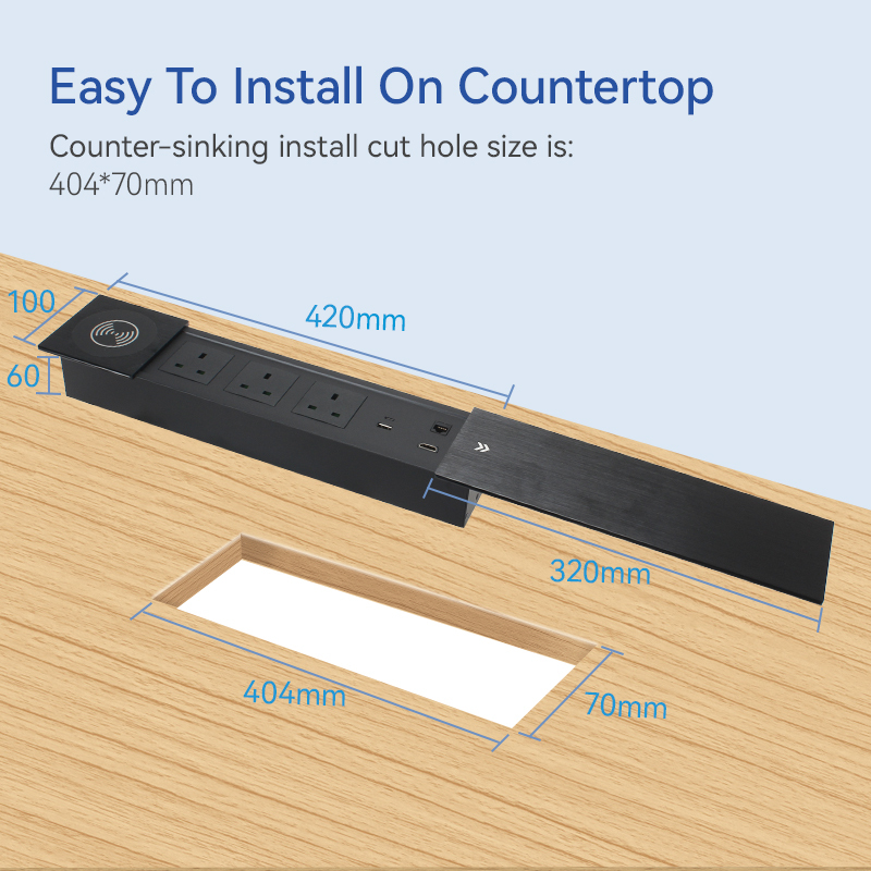 Desktop Computer Battery Powered Led Strip Living Room Sliding 15 W/10w/7.5w Wireless Charging Socket