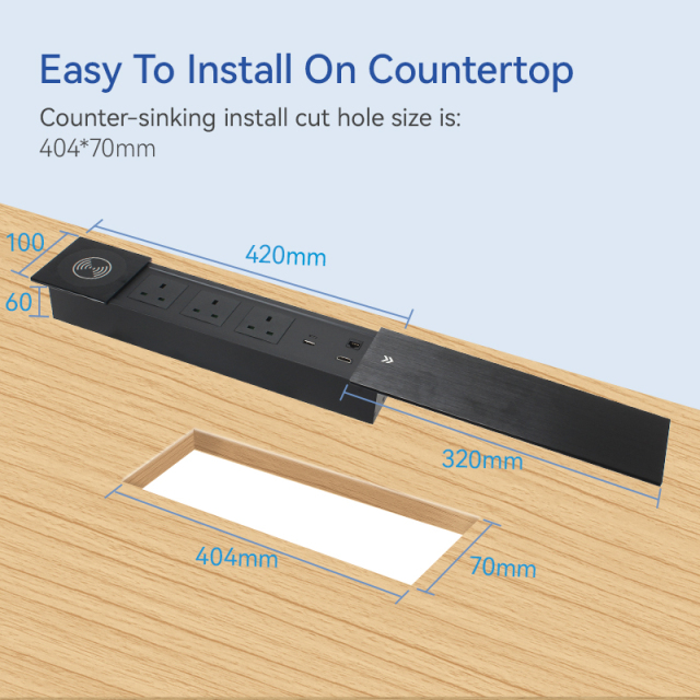 Desktop Computer Battery Powered Led Strip Living Room Sliding 15 W/10w/7.5w Wireless Charging Socket