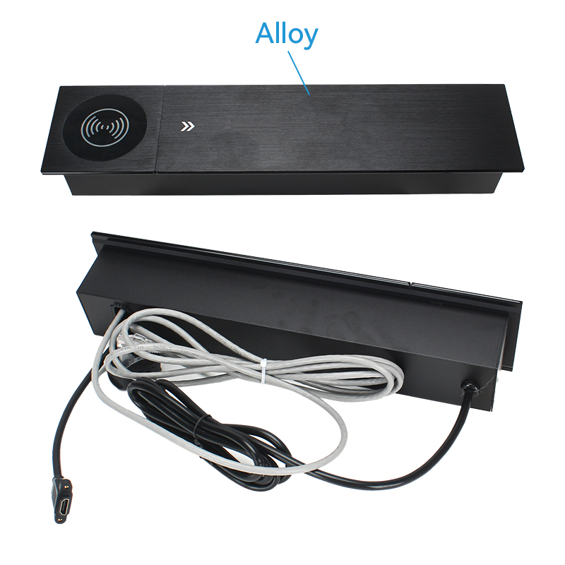 Desktop Computer Battery Powered Led Strip Living Room Sliding 15 W/10w/7.5w Wireless Charging Socket
