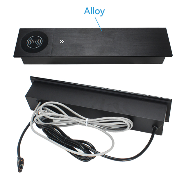 Desktop Computer Battery Powered Led Strip Living Room Sliding 15 W/10w/7.5w Wireless Charging Socket