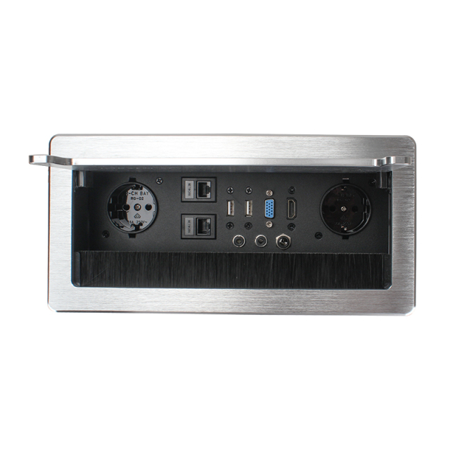 Smart hidden flip up tabletop socket covers eu flip up socket