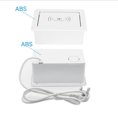 Factory Price Small Pop Up Socket Countertop 15w Wireless Charger Child Safety Table Lamp Socket Portable Socket