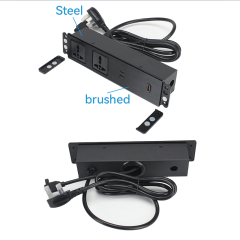New Design Multimedia Retractable Multi Plug HDMI Power Strips 3-Pin Mental Surge Power Strip