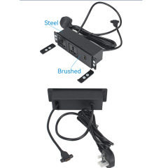 New Design Multimedia Retractable Universal Conference Desktop Power Strip Extension Cable