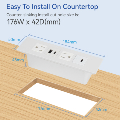 Wholesale Power Strip US Power Strip PD20w Type C Table USB Power Strip Fast Charging USB Socket
