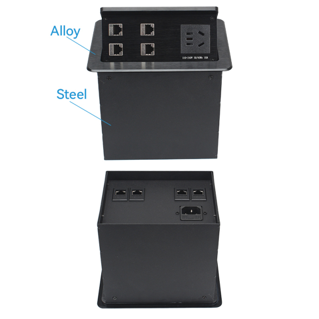 High Quality Tabletop Electrical Pop Up Electrical Socket 220 V Pop Up Socket Power Fused Socket