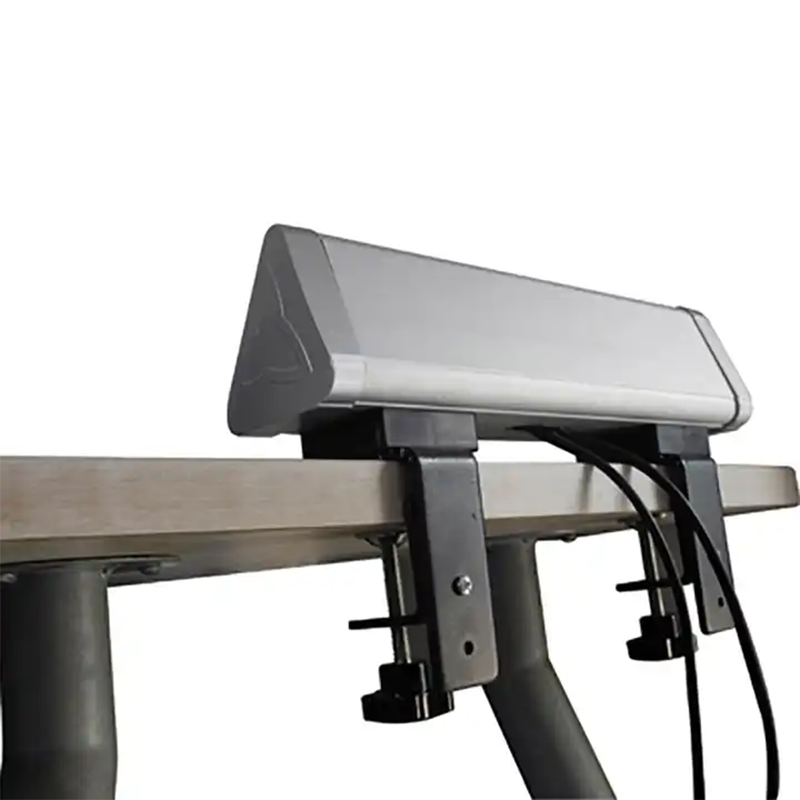 Conference Sliver Desk Clamp Rj45 Aluminum Alloy Socket Tabletop Mount Cat6 Socket For Furniture