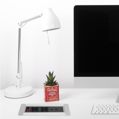 Desk Manual Flip Up Socket Power Strips EU Socket