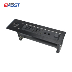 Smart Desktop Table 15w Wireless Outlet Universal Socket Cat6 RJ45 Charging