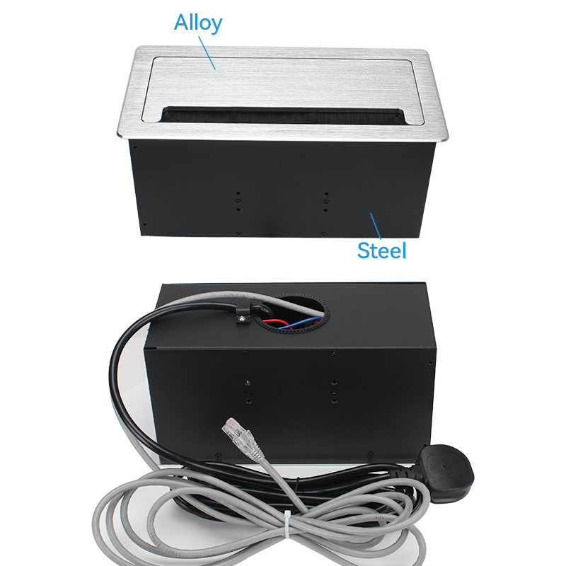 Multi-Function Hidden Desktop Socket Flip Up Power Socket UK Flip Up Socket