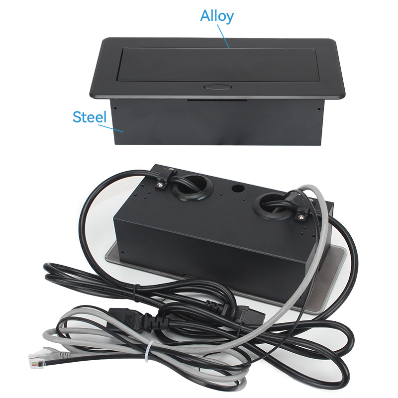 Pop Up Electrical Socket With Power Plug For Office Table Tabletop Socket Desktop Socket