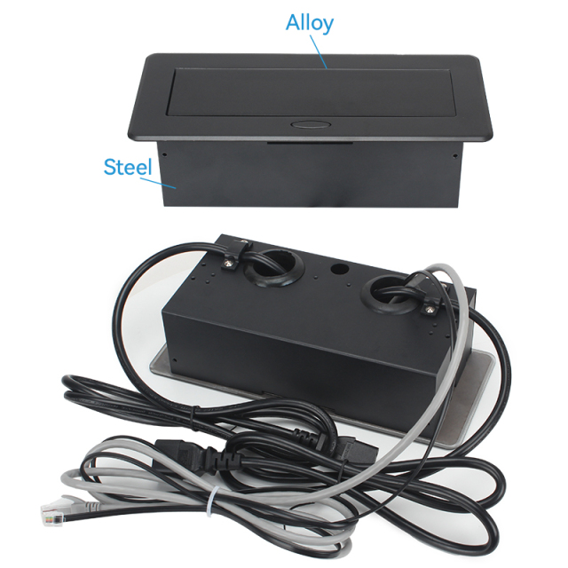 Pop Up Electrical Socket With Power Plug For Office Table Tabletop Socket Desktop Socket