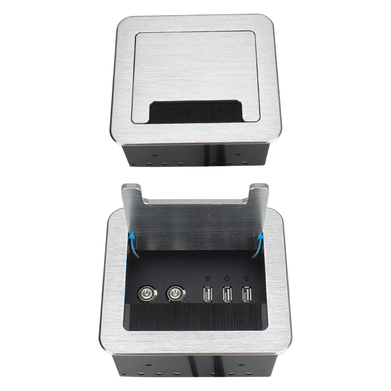 Media Hub Desktop Data Box Built In Power Socket With Weak Modules