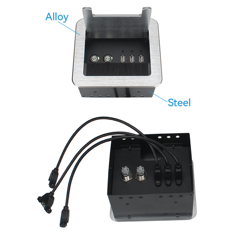 Media Hub Desktop Data Box Built In Power Socket With Weak Modules