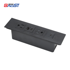 US Socket With 1 USB-A And 2 USB-C Charging For Family Furniture