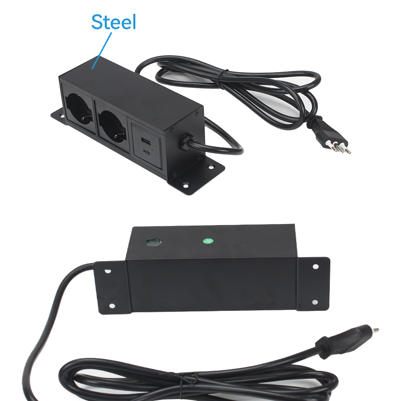 High Quality German Desk In Power Socket With USB-A/C