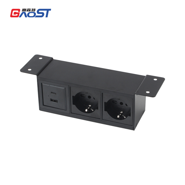 High Quality German Desk In Power Socket With USB-A/C