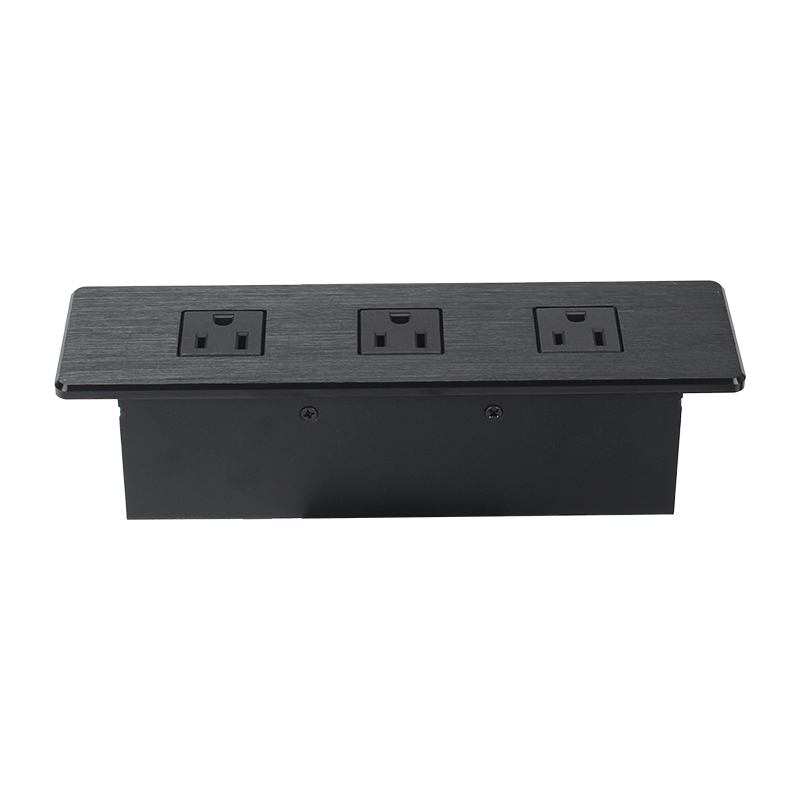 High Quality Flushed Desktop Recessed US Power Outlet