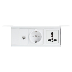 High Quality UK And Universal Outlets Socket With CAT6 For Family Furniture